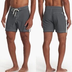 Vuori Men’s Boardshorts Puerto - Shale SZ 36
